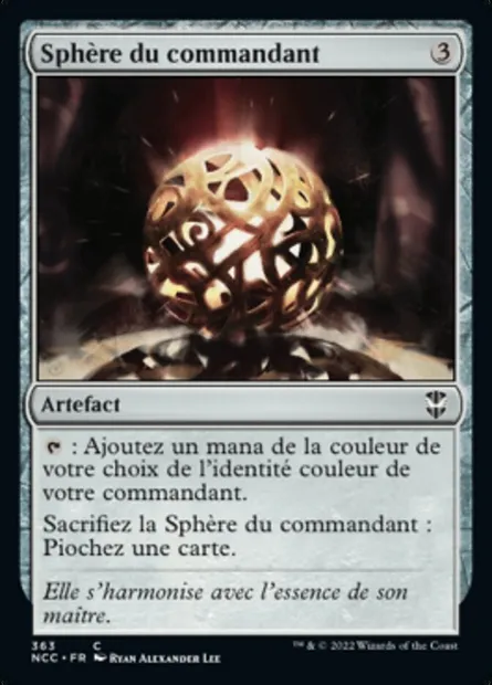 Sphère du commandant, carte Magic NCC 363 — extension New Capenna Commander