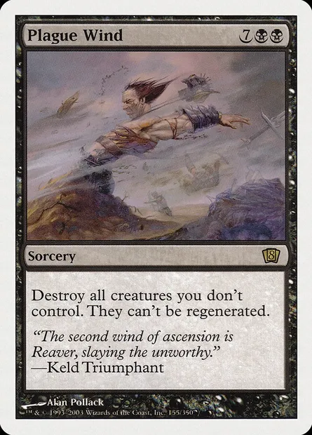 Plague Wind, Magic card 8ED 155 — Eighth Edition set