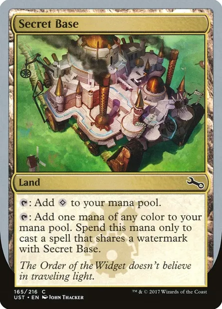 Secret Base, Magic card UST 165a — Unstable set