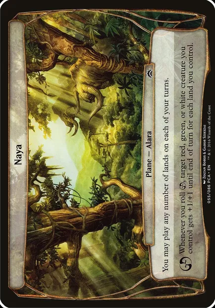 Naya, carte Magic OPCA 55 — extension Planechase Anthology Planes