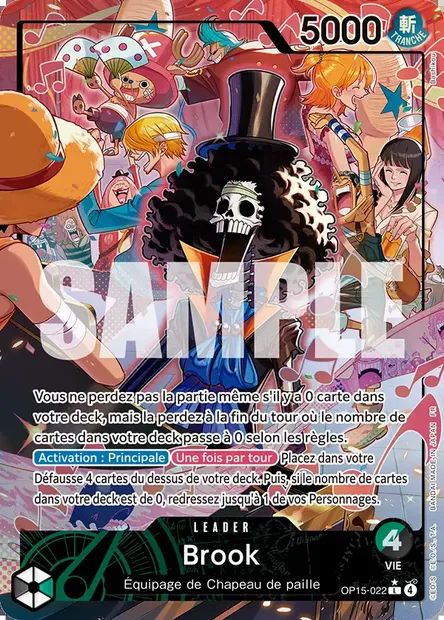 Brook, carte One Piece OP15-022 — extension AVENTURE SUR L'ÎLE DE DIEU