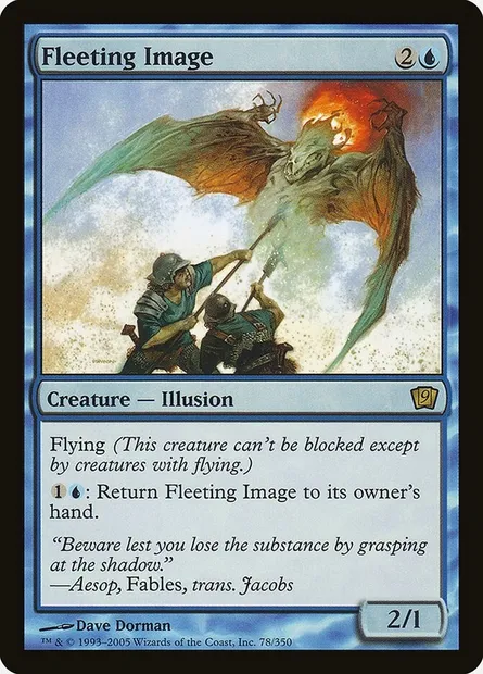 Fleeting Image, Magic card 9ED 78★ — Ninth Edition set