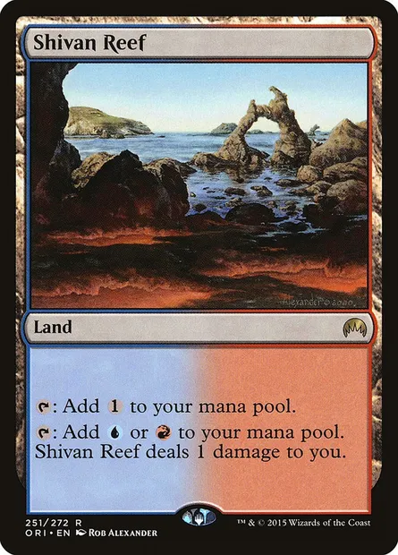 Shivan Reef, Magic card ORI 251 — Magic Origins set