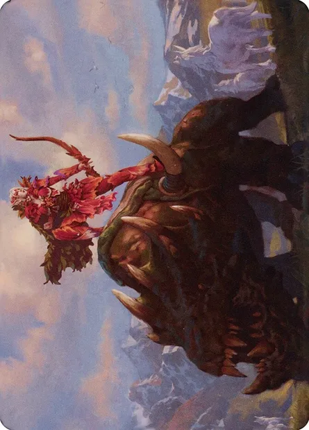 Meria's Outrider // Meria's Outrider, Magic card ADMU 37 — Dominaria United Art Series set