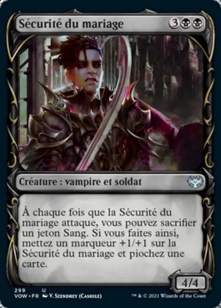 Sécurité du mariage, carte Magic VOW 299 — extension Innistrad : noce écarlate