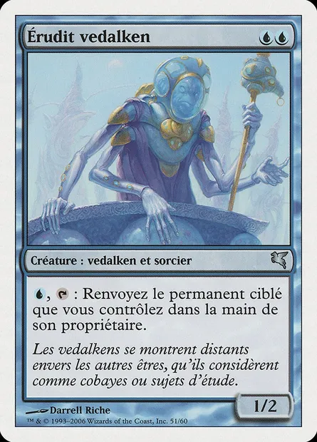 Vedalken Mastermind, Magic card PSAL H51 — Salvat 2005 set