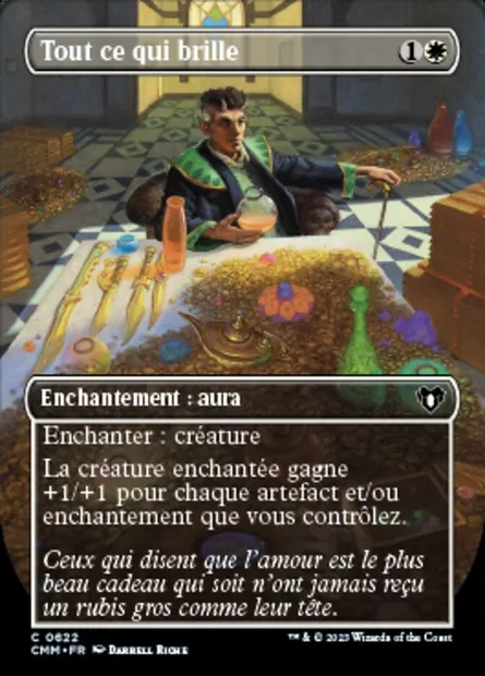 Tout ce qui brille, carte Magic CMM 622 — extension Commander Masters
