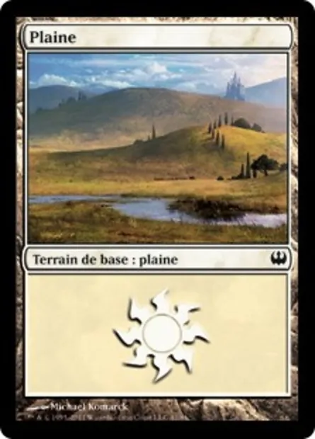 Plaine, carte Magic DDG 41 — extension Duel Decks: Knights vs. Dragons