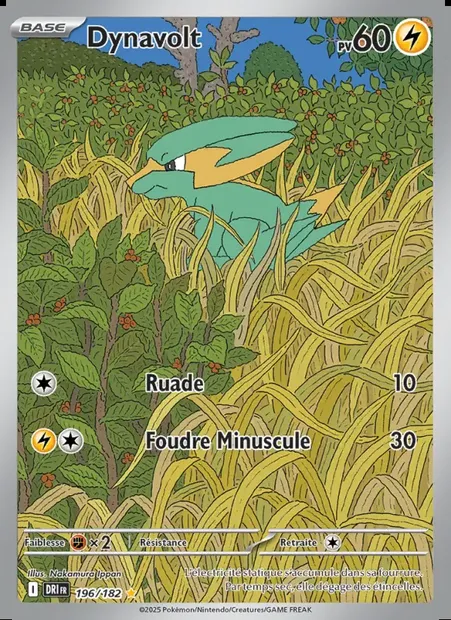 Dynavolt, carte Pokémon DRI 196 — extension Rivalités Destinées