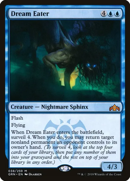 Dream Eater, Magic card GRN 38 — Guilds of Ravnica set