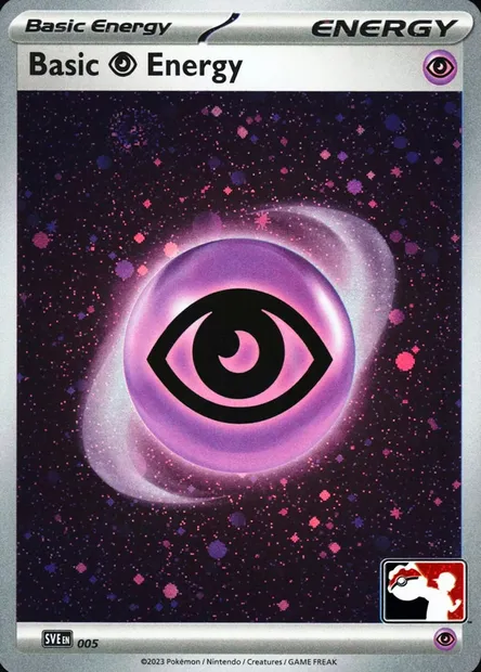 Basic Psychic Energy, Pokémon card PPS 005 — Play! Pokémon Prize Pack Series set