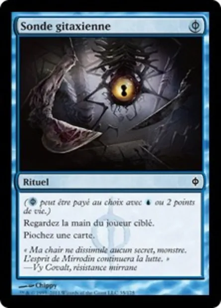 Sonde gitaxienne, carte Magic NPH 35 — extension La Nouvelle Phyrexia