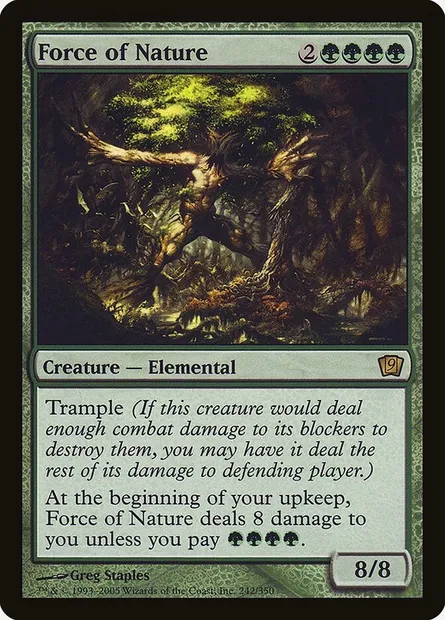 Force of Nature, Magic card 9ED 242★ — Ninth Edition set