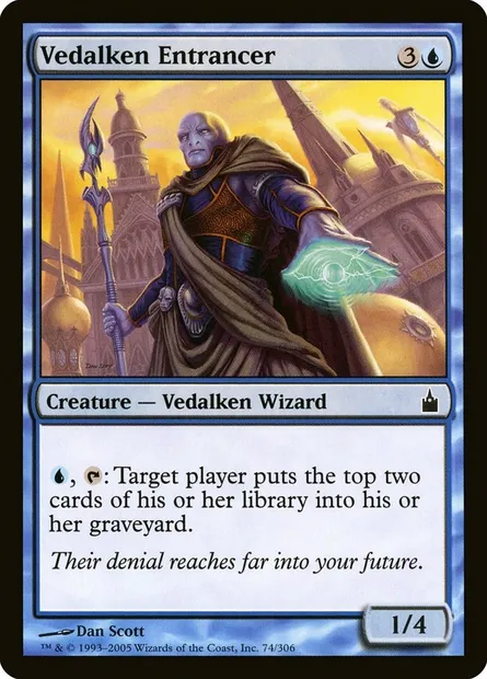 Vedalken Entrancer, Magic card RAV 74 — Ravnica: City of Guilds set