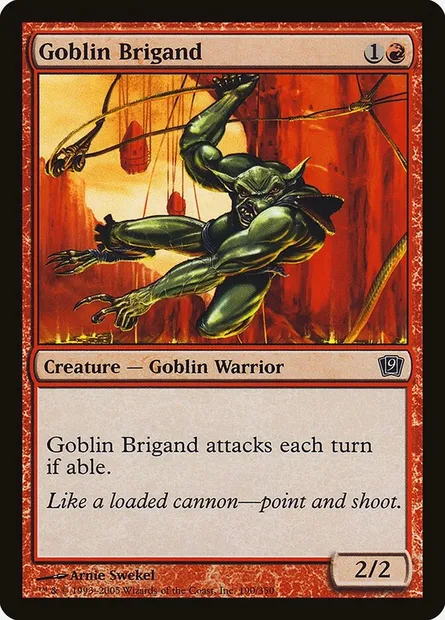 Goblin Brigand, Magic card 9ED 190★ — Ninth Edition set