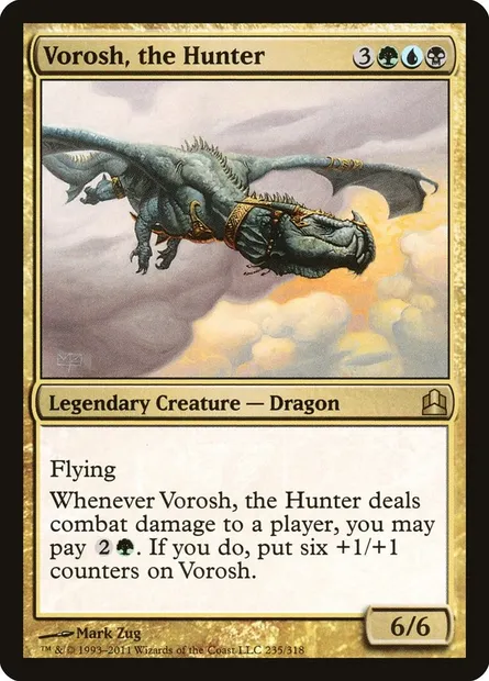 Vorosh, the Hunter, Magic card CMD 235 — Commander 2011 set