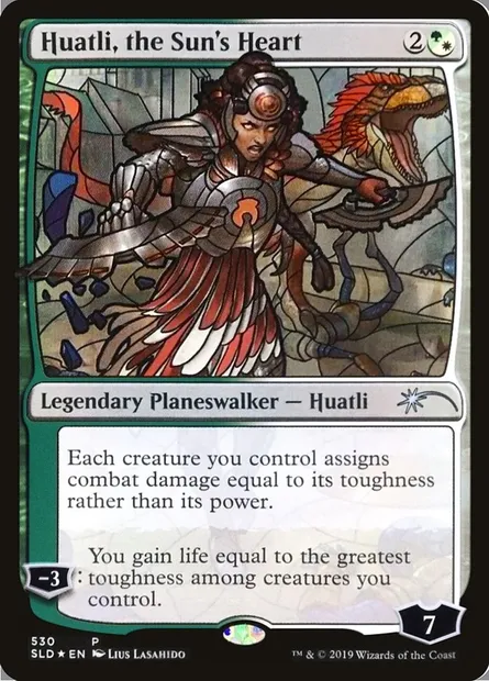 Huatli, the Sun's Heart, Magic card SLD 530 — Secret Lair Drop set