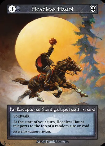 Headless Haunt, carte Sorcery PRO 037 — extension Promotional