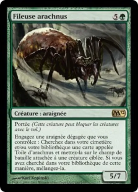 Fileuse arachnus, carte Magic M12 162 — extension Magic 2012