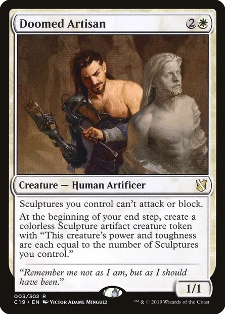 Doomed Artisan, Magic card C19 3 — Commander 2019 set