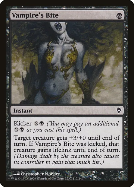 Vampire's Bite, Magic card ZEN 117 — Zendikar set