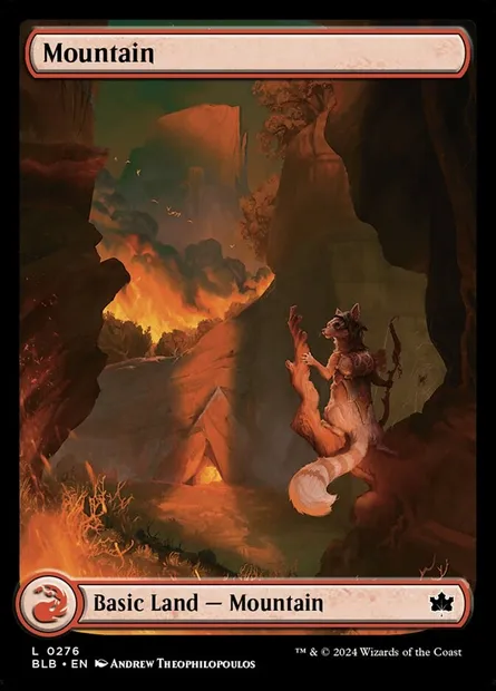 Mountain, Magic card BLB 276 — Bloomburrow set