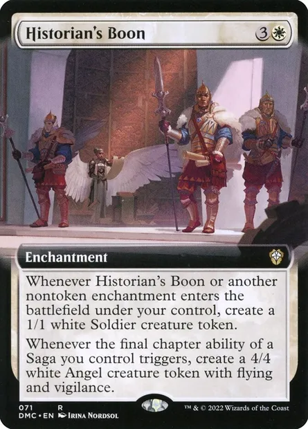 Historian's Boon, Magic card DMC 71 — Dominaria United Commander set