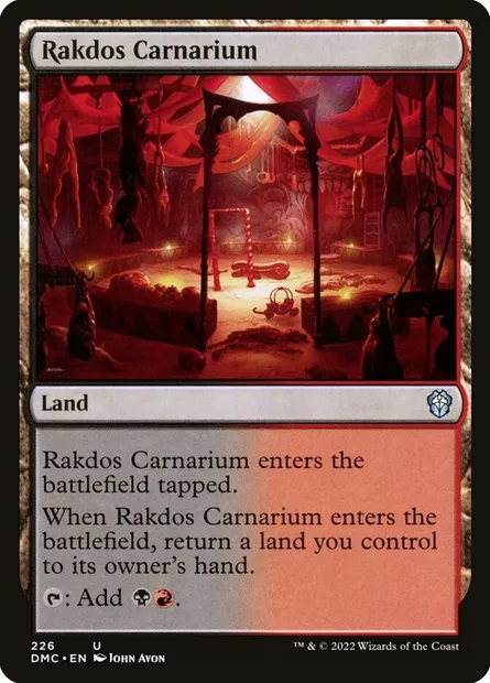 Rakdos Carnarium, Magic card DMC 226 — Dominaria United Commander set