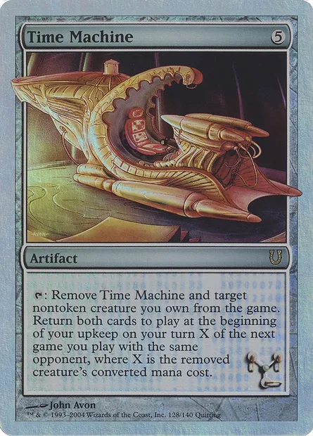 Time Machine, carte Magic UNH 128★ — extension Unhinged