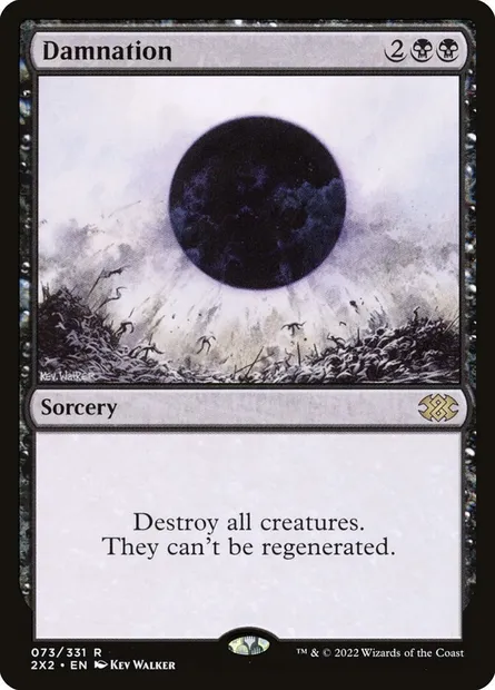 Damnation, Magic card 2X2 73 — Double Masters 2022 set