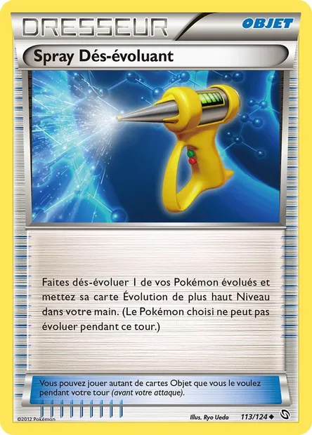 Spray Dés-évoluant, carte Pokémon DRX 113 — extension Dragons Éxaltés