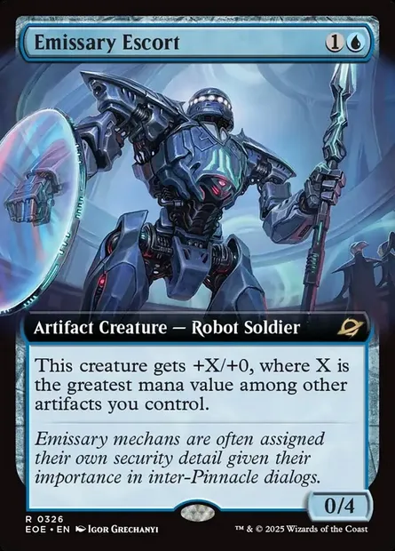 Emissary Escort, Magic card EOE 326 — Edge of Eternities set