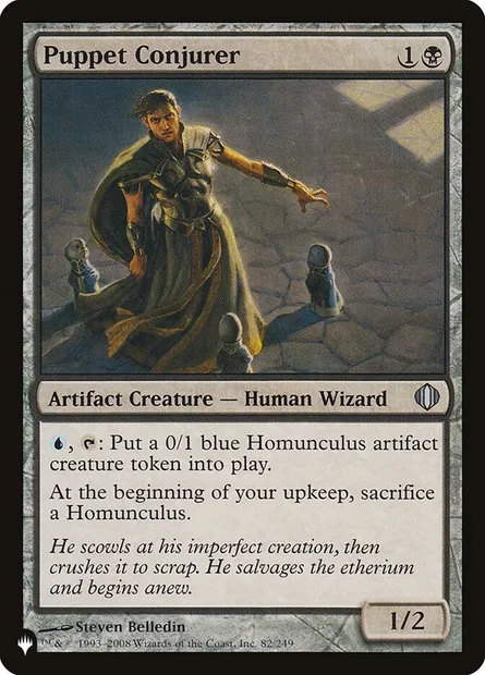 Puppet Conjurer, Magic card PLST ALA-82 — The List set