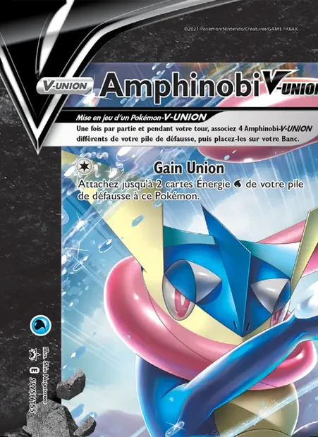 Amphinobi V-UNION, carte Pokémon SWSH 155 — extension Promo SWSH