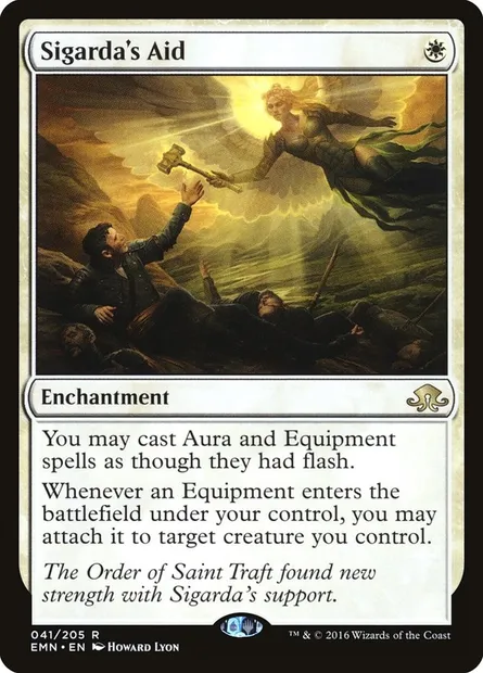 Sigarda's Aid, Magic card EMN 41 — Eldritch Moon set