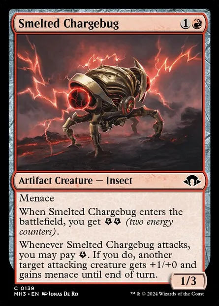 Smelted Chargebug, Magic card MH3 139 — Modern Horizons 3 set
