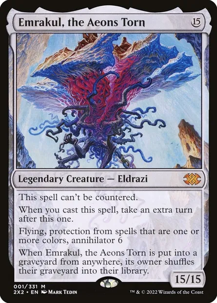 Emrakul, the Aeons Torn, Magic card 2X2 1 — Double Masters 2022 set