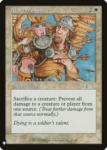 Martyr's Cause, Magic card PLST ULG-13 — The List set