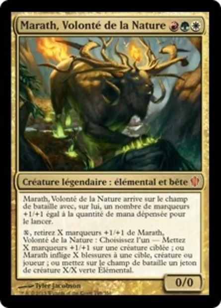 Marath, Volonté de la Nature, carte Magic C13 198 — extension Commander 2013