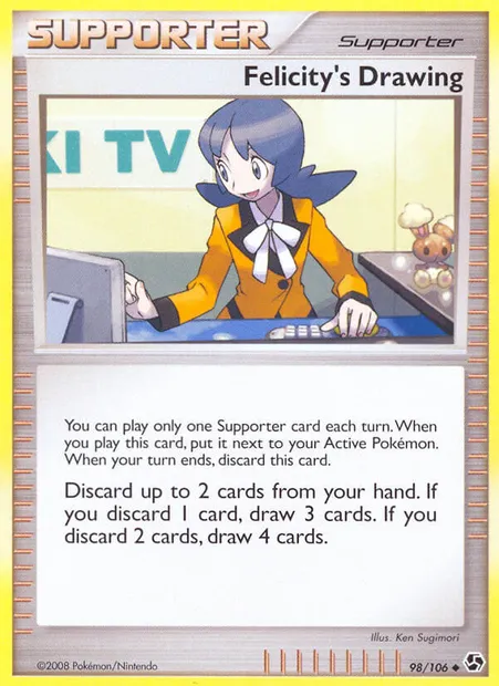 Felicity's Drawing, Pokémon card GE 98 — Great Encounters set