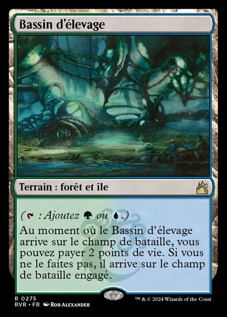 Bassin d'élevage, carte Magic RVR 275 — extension Ravnica Remastered