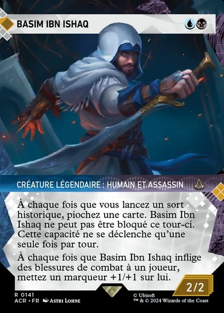 Basim Ibn Ishaq, carte Magic ACR 141 — extension Assassin's Creed