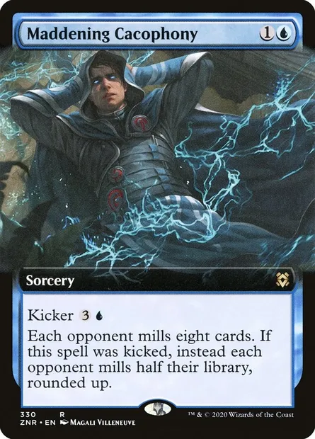 Maddening Cacophony, Magic card ZNR 330 — Zendikar Rising set