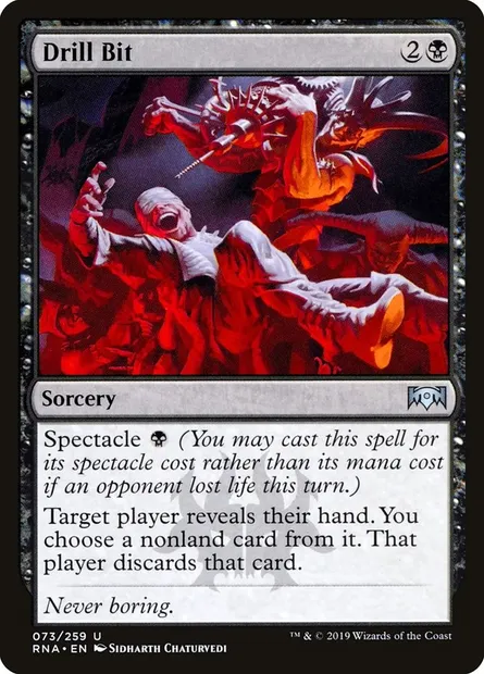 Drill Bit, Magic card RNA 73 — Ravnica Allegiance set