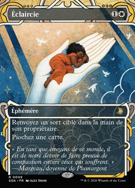 Éclaircie, carte Magic SOA 9 — extension Secrets of Strixhaven Mystical Archive