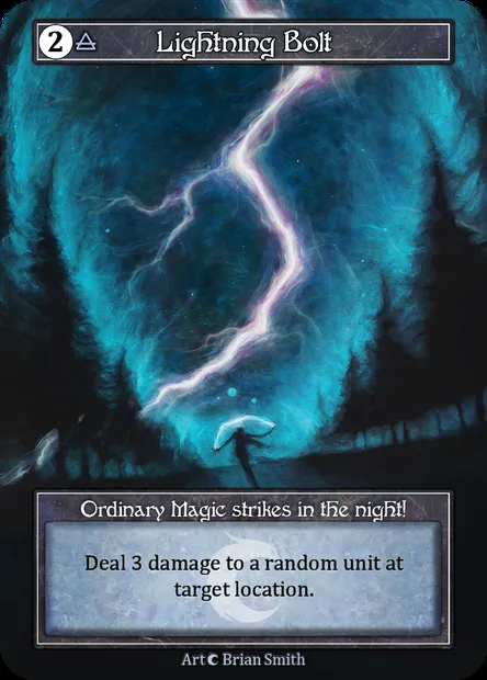 Lightning Bolt, Sorcery card PRO 048 — Promotional set