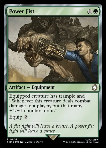 Power Fist, Magic card PIP 609 — Fallout set