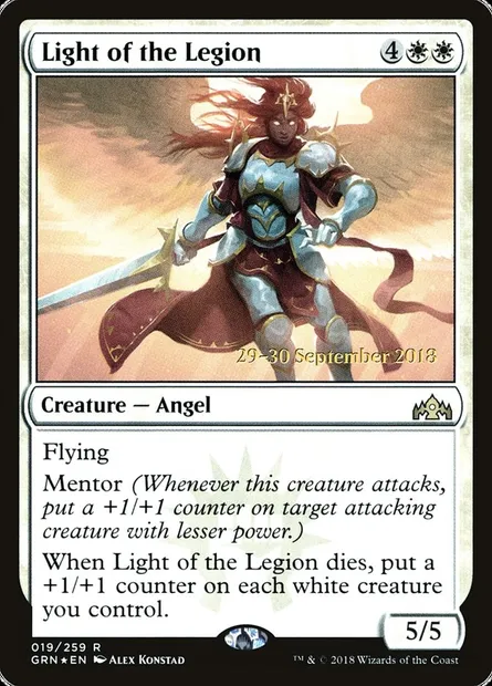 Light of the Legion, Magic card PGRN 19s — Guilds of Ravnica Promos set