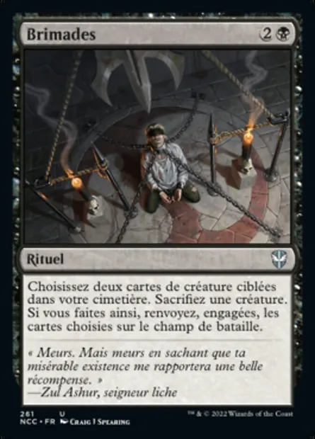 Brimades, carte Magic NCC 261 — extension New Capenna Commander