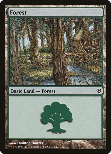 Forest, Magic card ARC 150 — Archenemy set